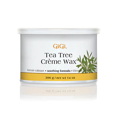 Gigi TEA TREE CREME WAX, 14oz (Pk: 24 pcs/case)