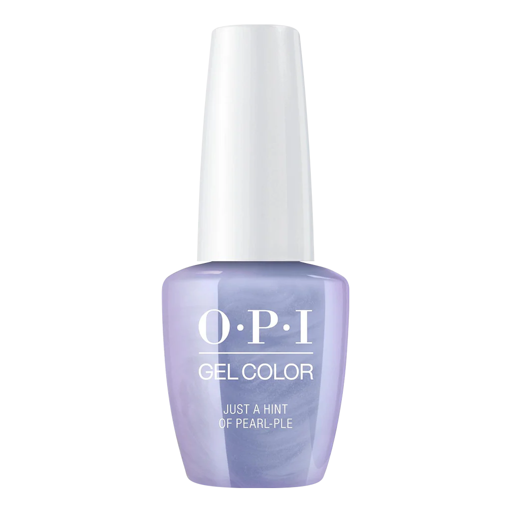 OPI GelColor, Neo-Pearl Collection, E97, Just a Hint of Pearl-ple, 0.5oz