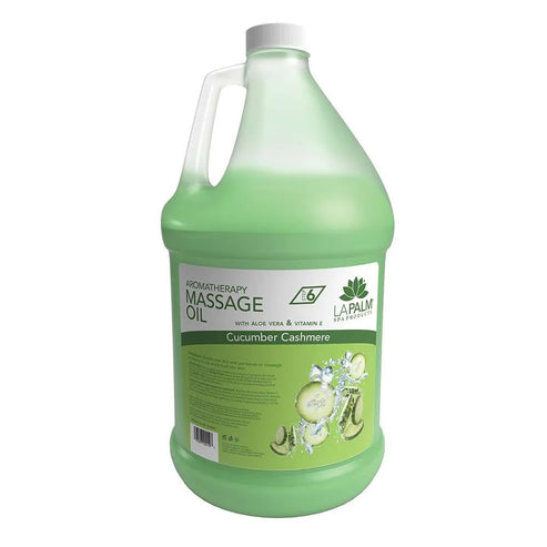 La Palm Massage Oil – Cucumber Cashmere 1Gal