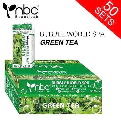 NBC Bubble World Spa 4 Steps – Green Tea