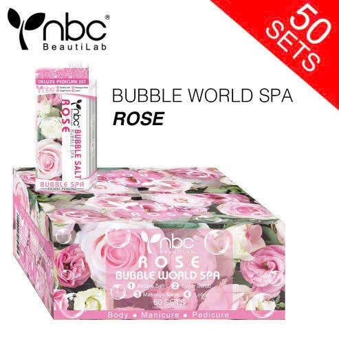 NBC Bubble World Spa 4 Steps – Rose