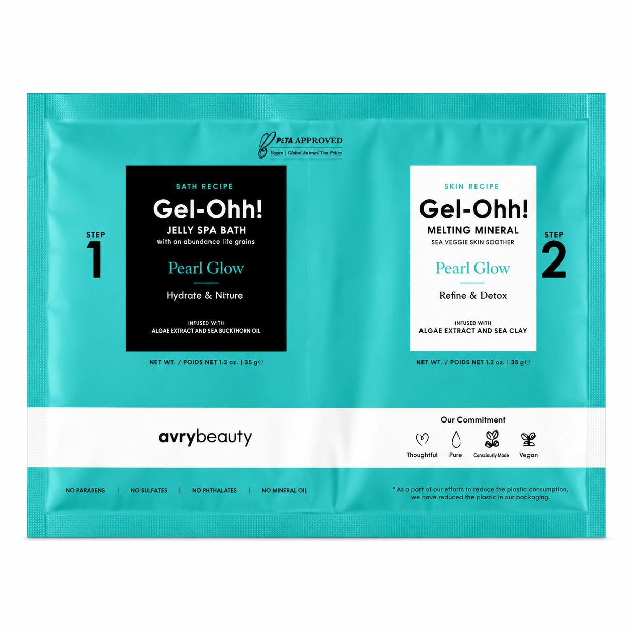 Gel-Ohh Jelly Spa Bath - Pearl Glow (Case 120Pcs)