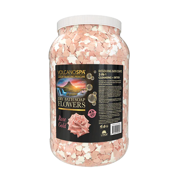 Soap Flowers Rose Gold