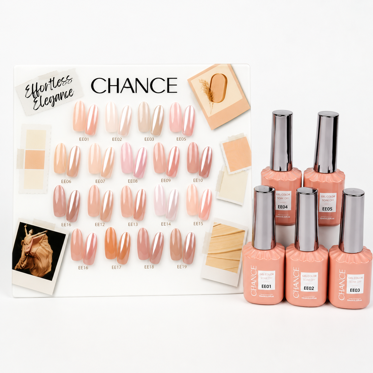 Chance Gel 0.5oz Full Kit (18 Colors) - Effortless Elegance