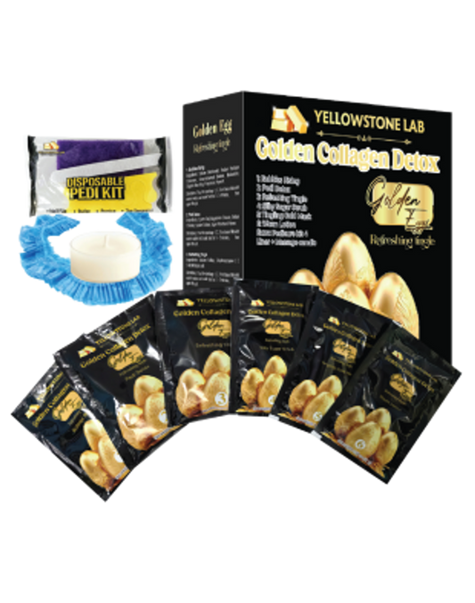 Yellow Stone Golden Collagen Detox 12 Step - Golden Egg