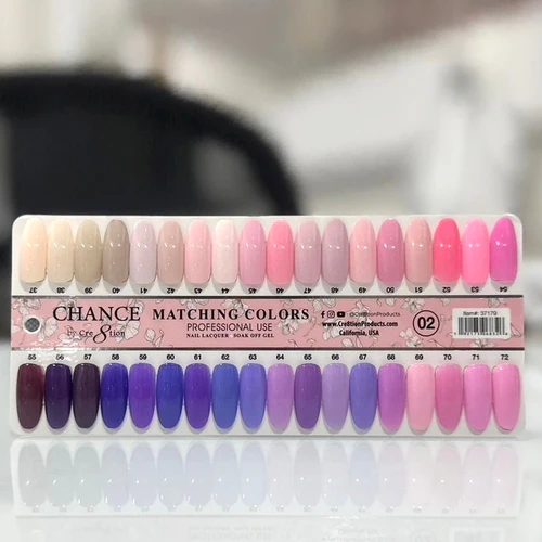 Chance Matching - 36 Colors #037 - #072 - Pink & Purple Shades