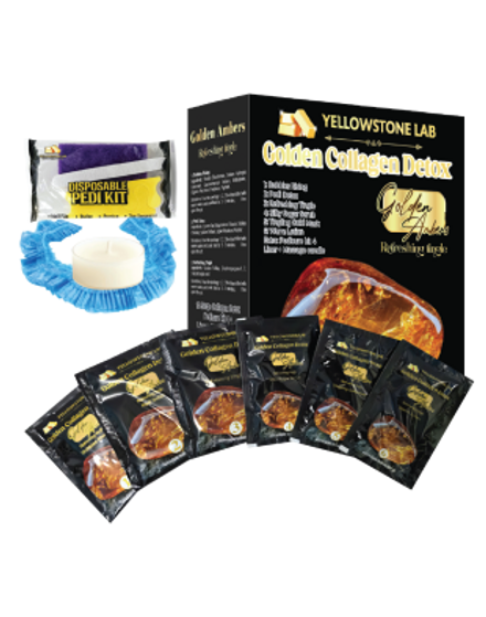 Yellow Stone Golden Collagen Detox 12 Step - Golden Ambers