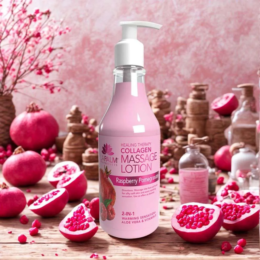 La Palm Lotion Raspberry Pomegranate 8oz