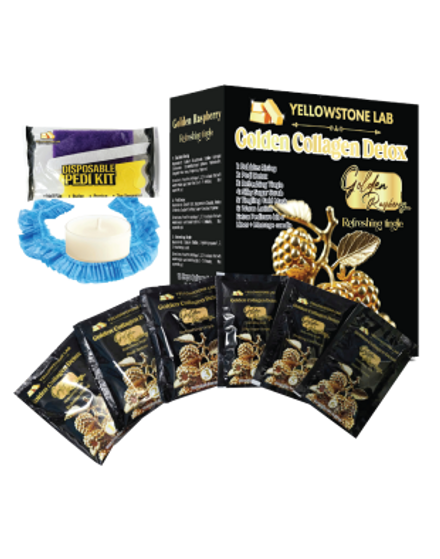 Yellow Stone Golden Collagen Detox 12 Step - Golden Raspberry