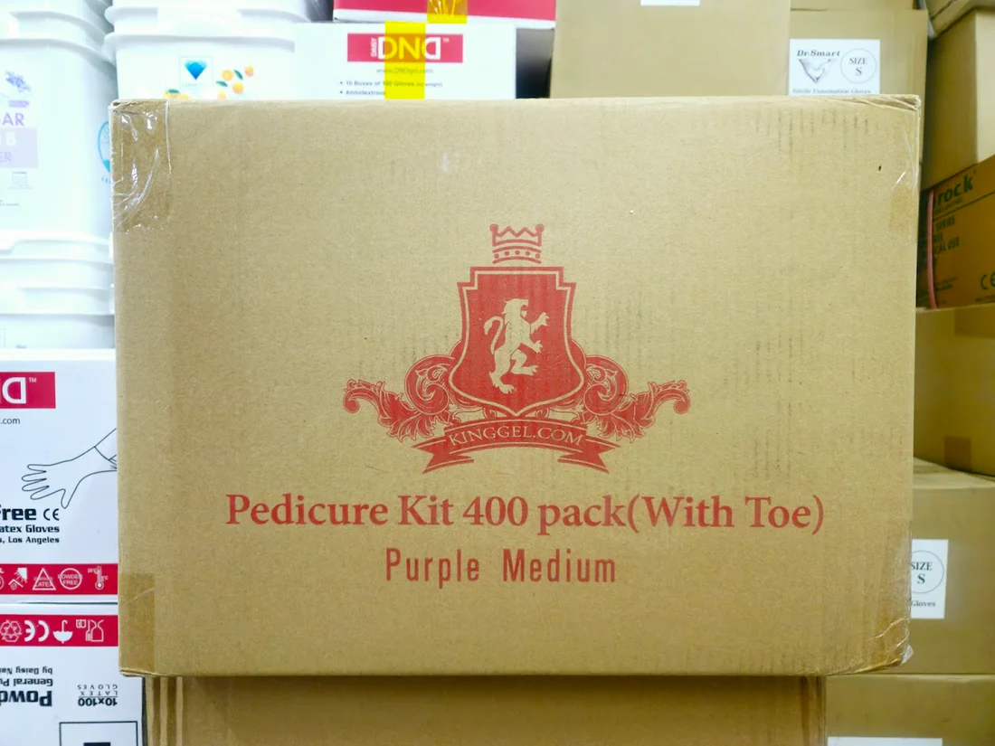 Kinggel Professional 4 PCS Disposable Pedicure Kit 400Pcs