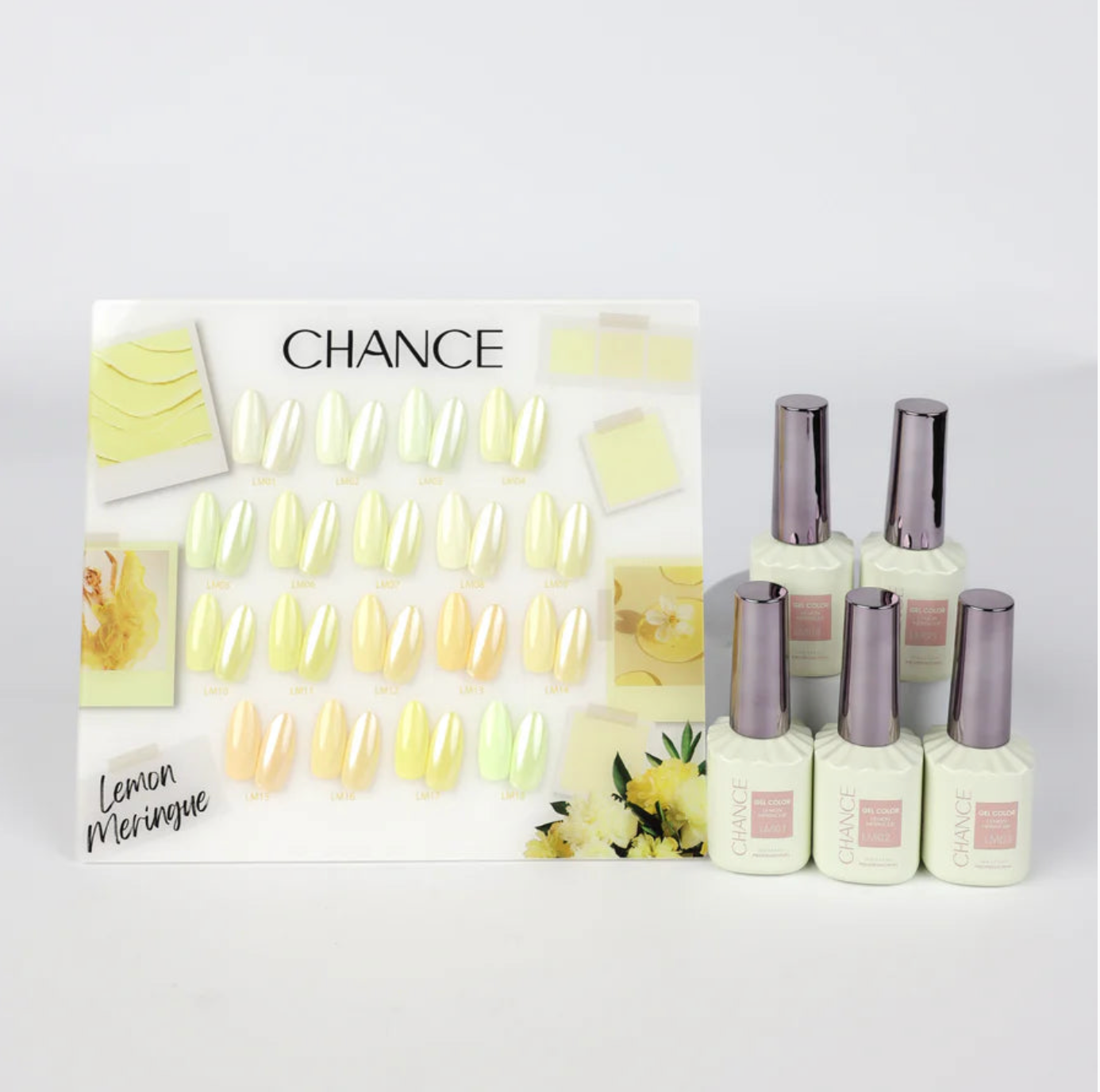 Chance Gel 0.5oz Full Kit (18 Colors) - Lemon Meringue