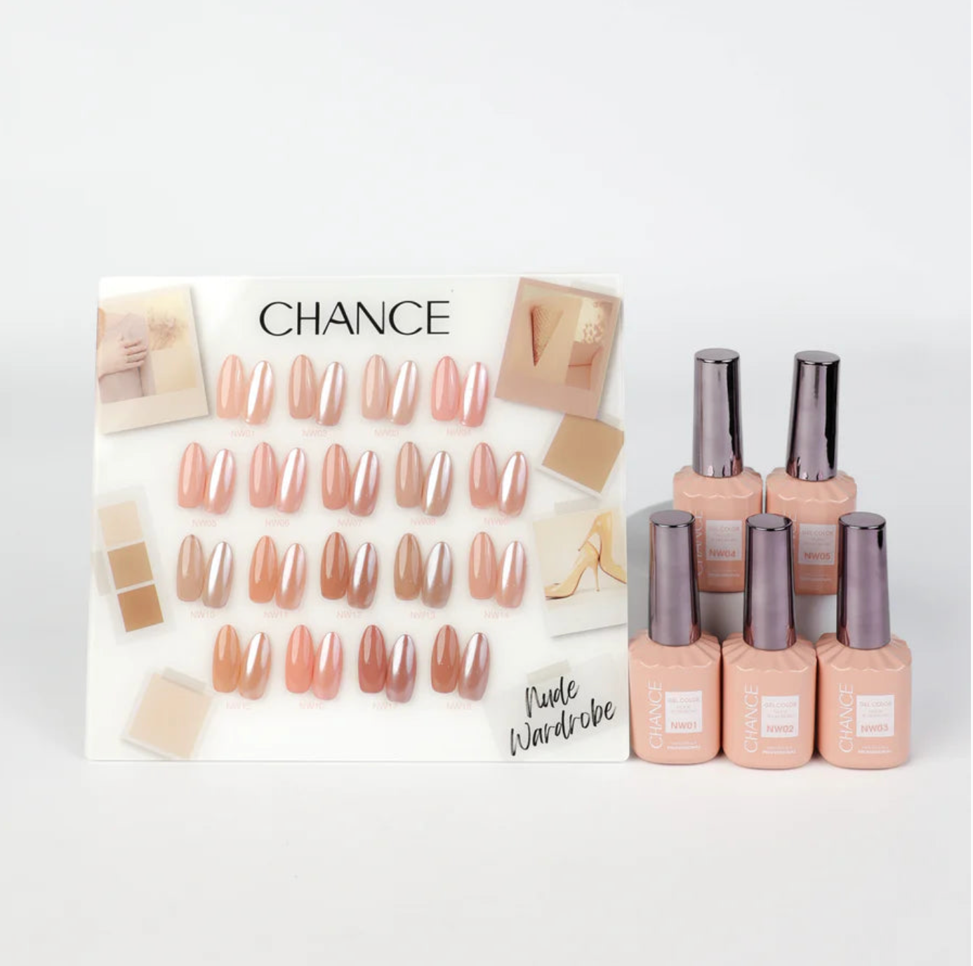 Chance Gel 0.5oz Full Kit (18 Colors) - Nude Wardrobe