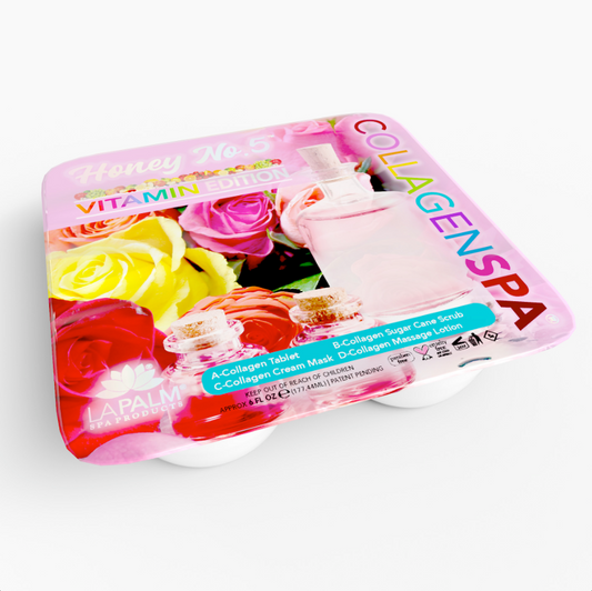 CollagenSpa 4 Step Pedi Tray Honey No. 5