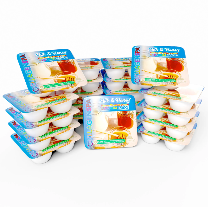 CollagenSpa 4 Step Pedi Tray Milk & Honey