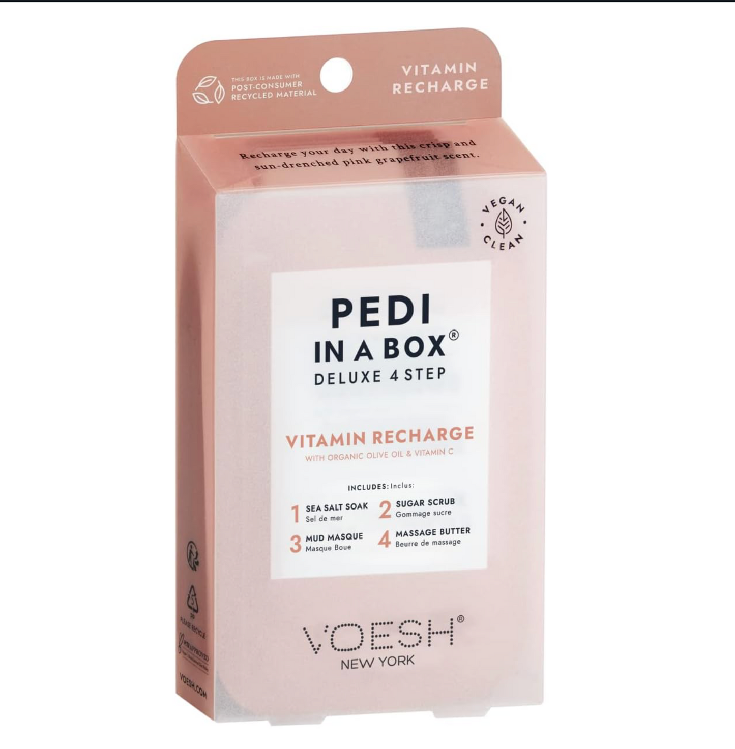 Voesh Pedi in Box 4-Step Vitamin Recharge Case 50Pcs
