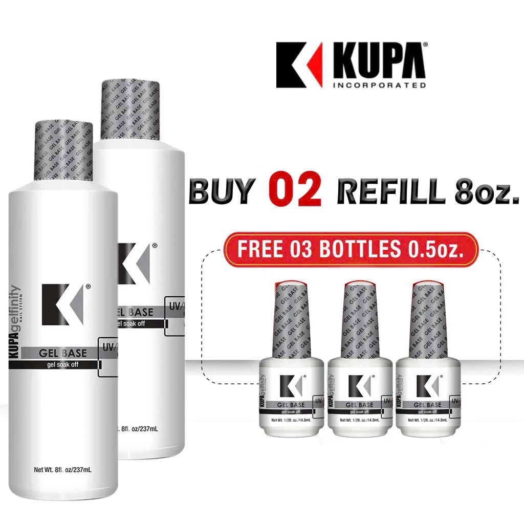 GEL BASE KUPA Bundle 8oz Free 3 Size 0.5oz