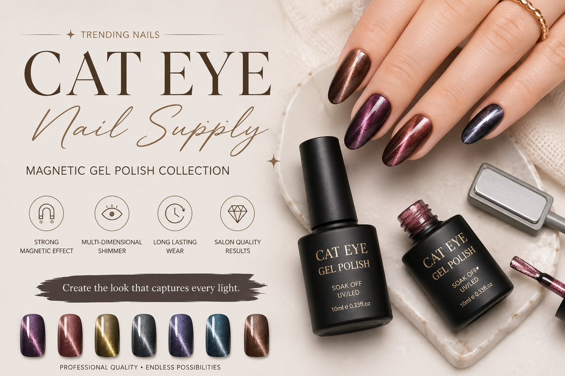 Elevate Your Nail Art Game with the Cat Eye Gel Collection from USA Nail Supply