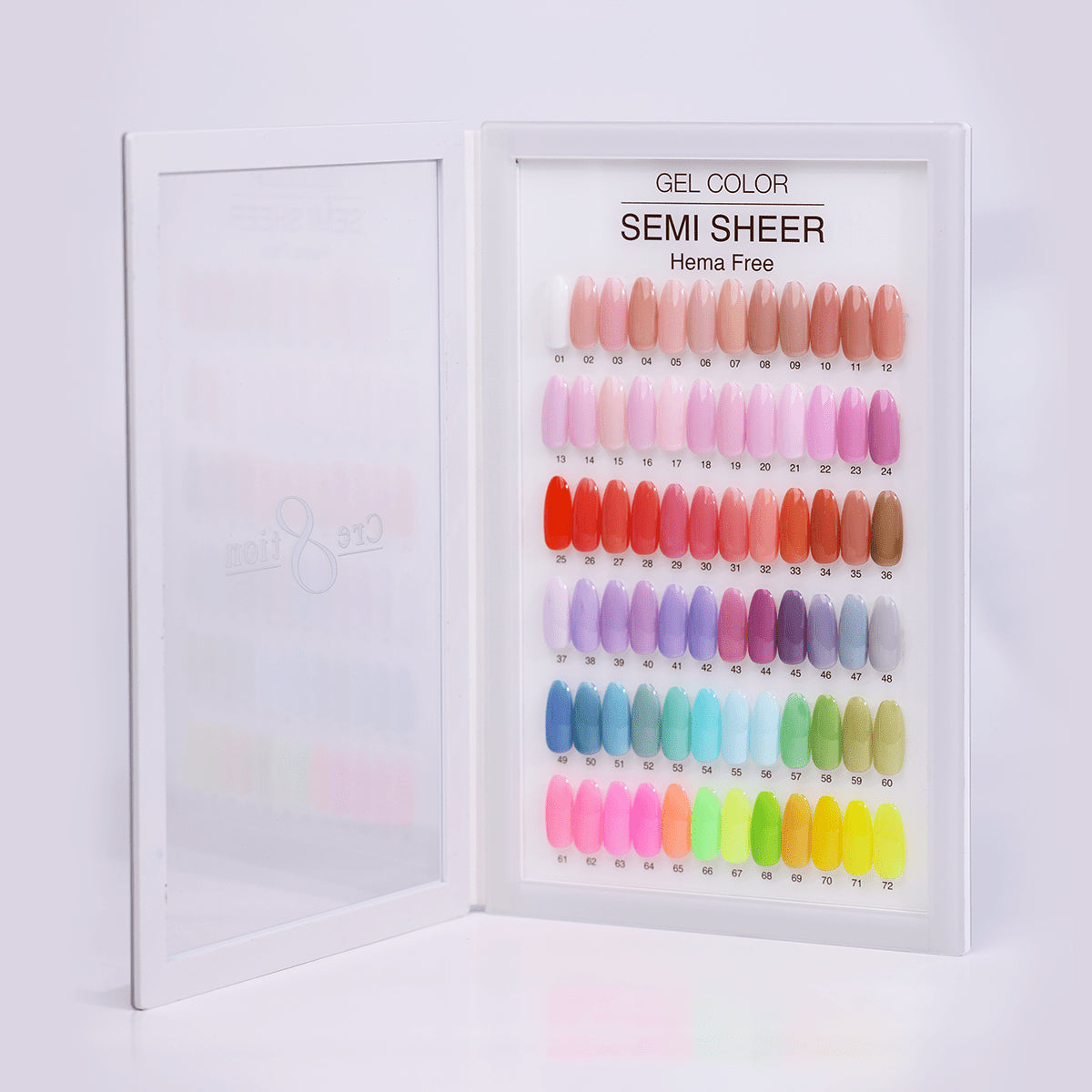 Cre8tion Hema Free Semi-Sheer Collection 0.5oz - 72 Colors