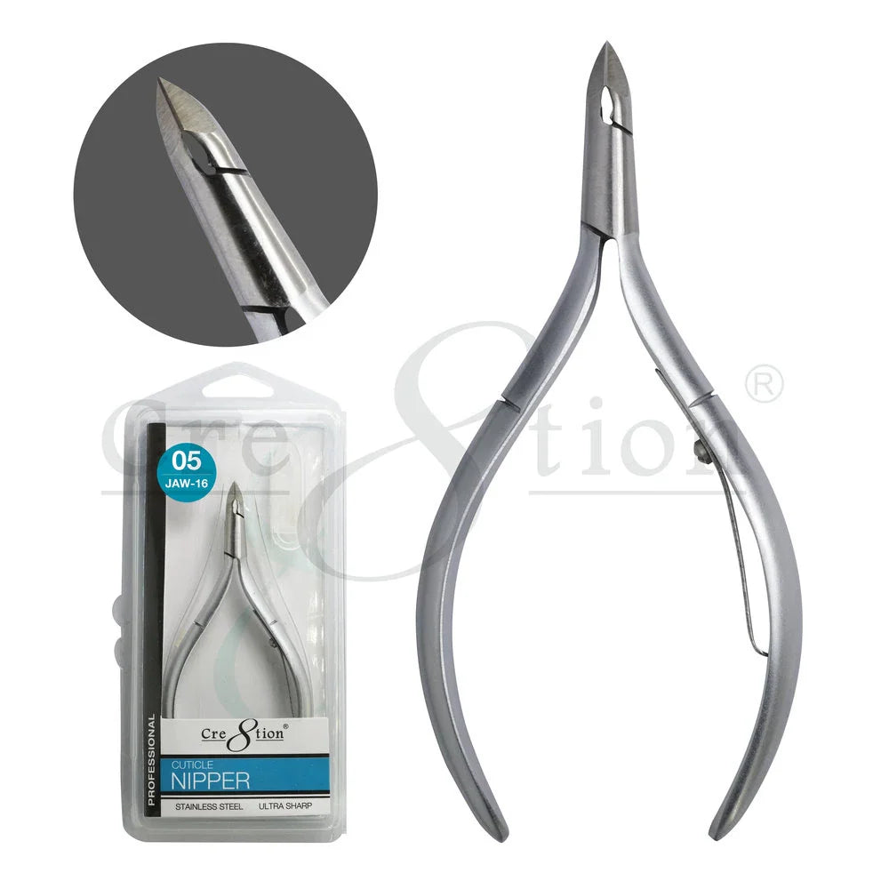 Cre8tion Stainless Steel - Cuticle Nippers 07, Size 14