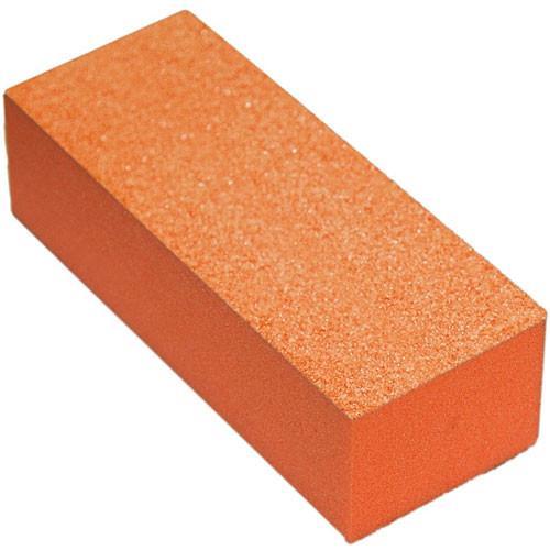 Cre8tion Disposable Buffer 3-Way, Orange Foam, White Grit 80/100, CASE (Pk: 500 pcs/case)