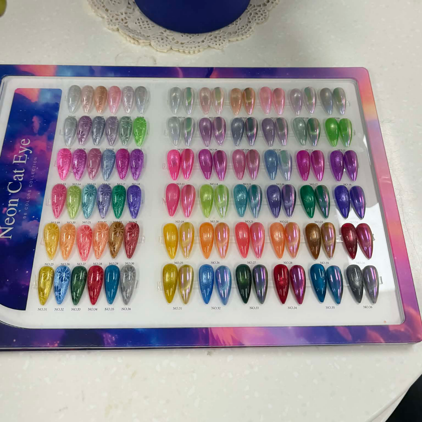 Neon Cat Eye Gel – 36 Colors (1 - 36)