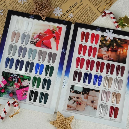 Chisel Diamond Frost Collection - Gel Polish Set (36 Colors, 0.5 oz / 15ml each)