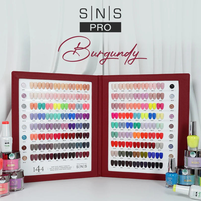 SNS Burgundy 4in1 Collection 144 colors