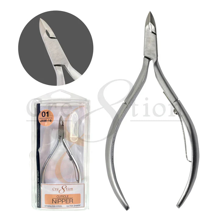 Cre8tion Stainless Steel - Cuticle Nippers #01, Size 16