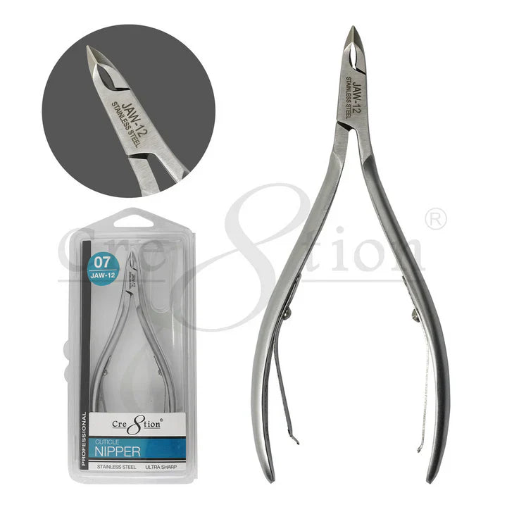 Cre8tion Stainless Steel - Cuticle Nippers 07, Size 12