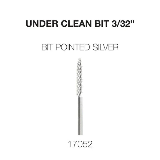 Cre8tion Under Clean 3/32, Carbide Bit Pointed, Silver