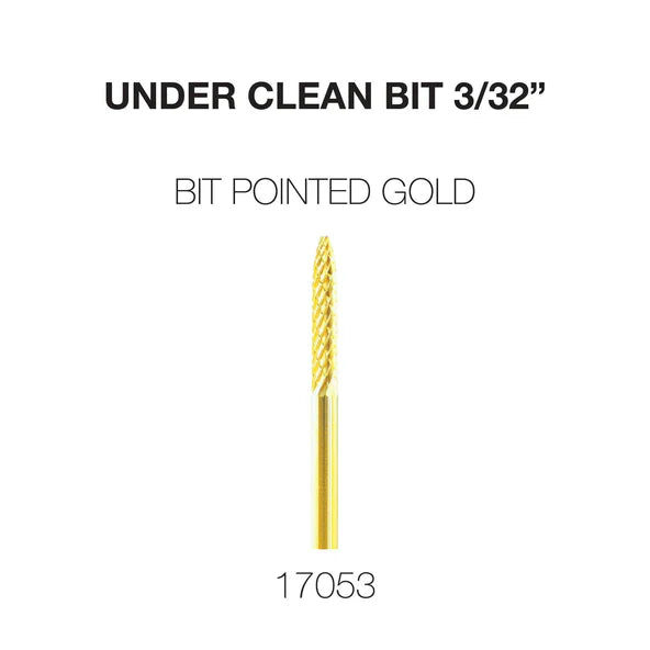 Cre8tion Under Clean 3/32, Carbide Bit Pointed, Gold