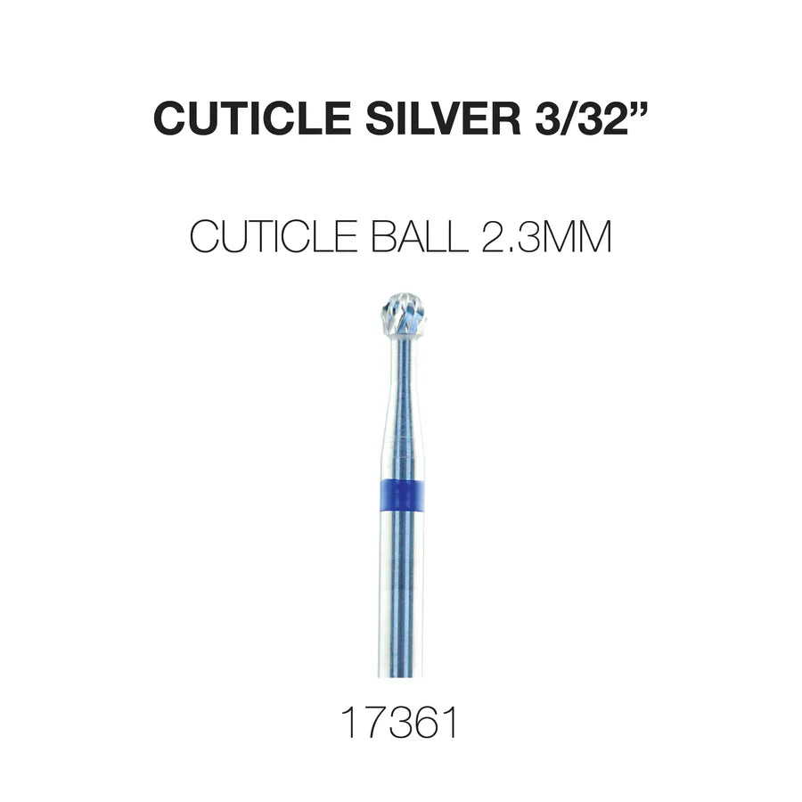 Cre8tion Carbide Cuticle Ball Bit, 2.3mm