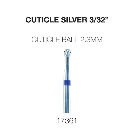 Cre8tion Carbide Cuticle Ball Bit, 2.3mm