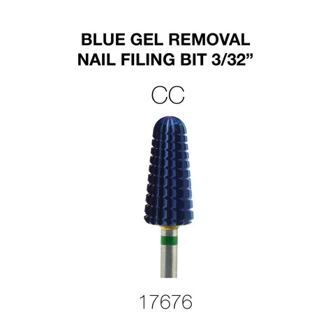 Cre8tion Blue Gel Removal Nail Filling Bit, Coarse, CC 3/32