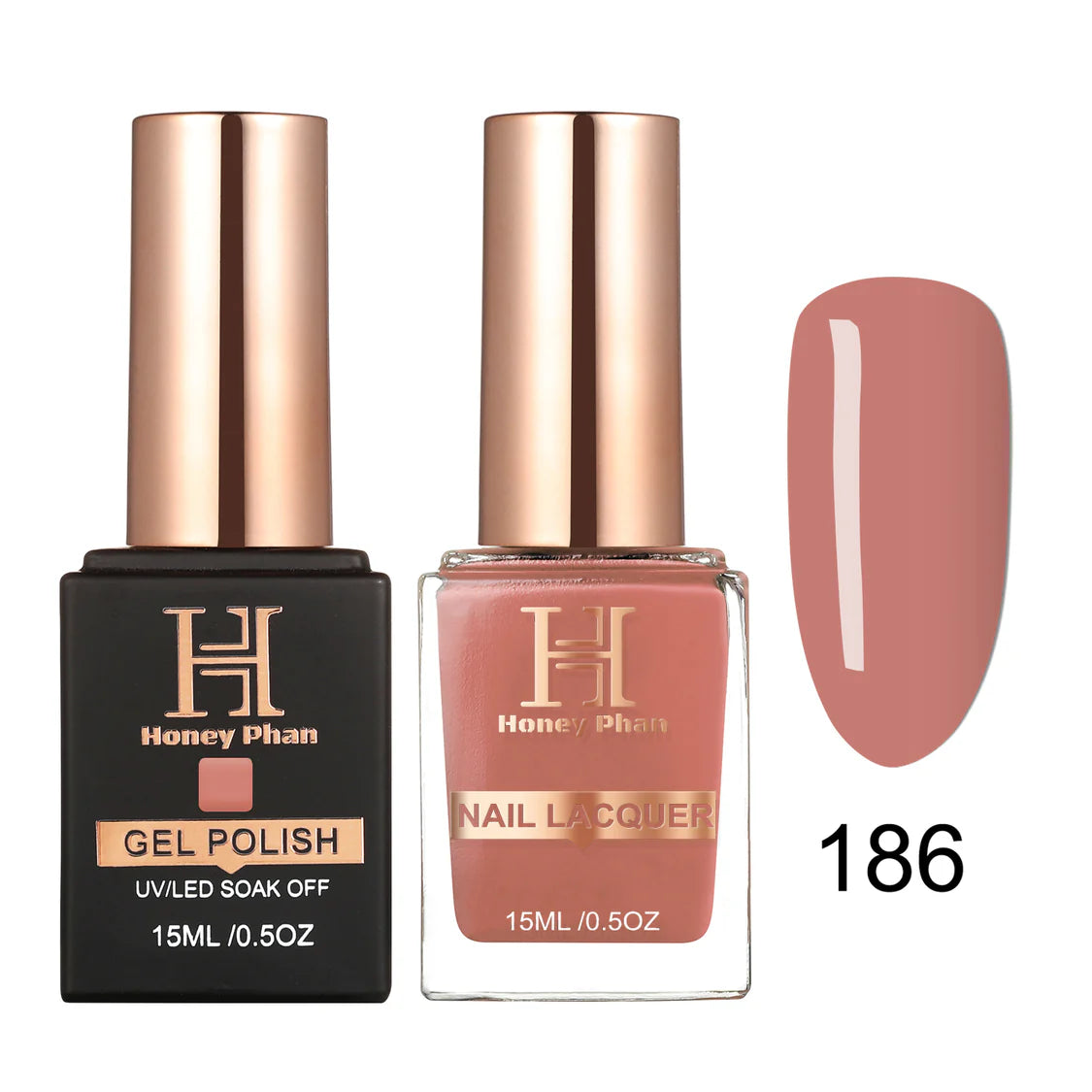 Honey's Phan Gel Polish & Nail Lacquer - HP186