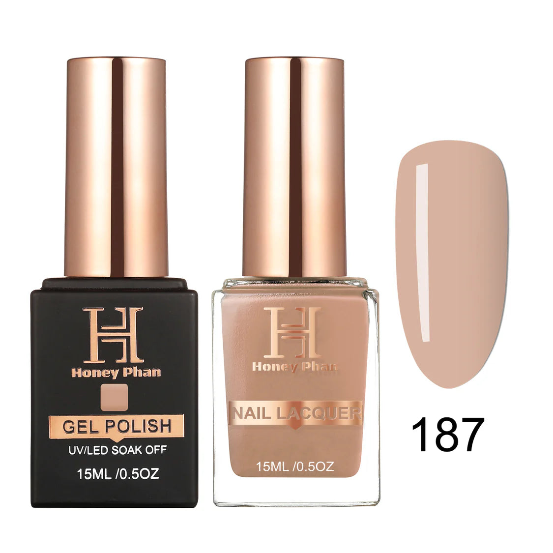 Honey's Phan Gel Polish & Nail Lacquer - HP187