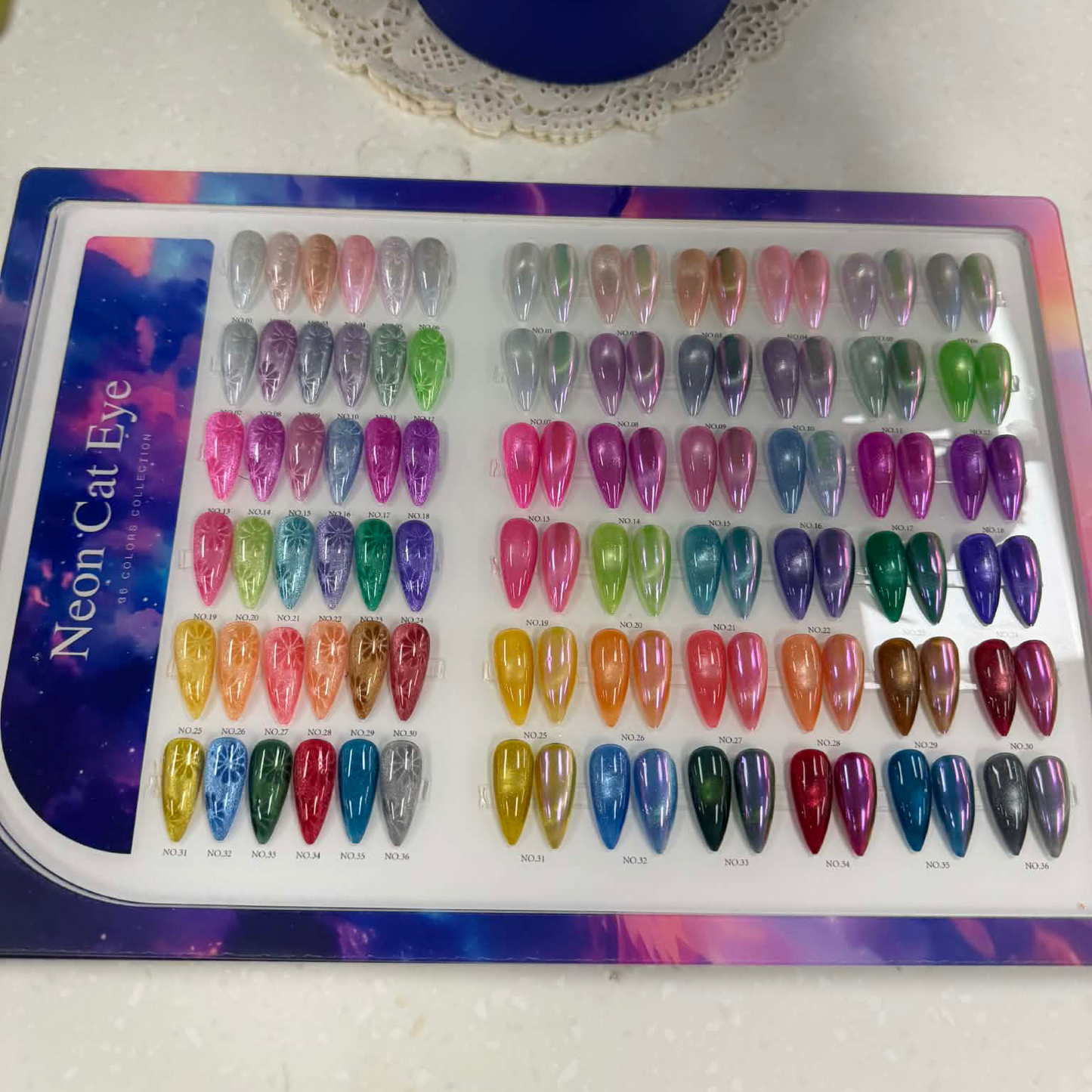 Neon Cat Eye Gel – 36 Colors (1 - 36)