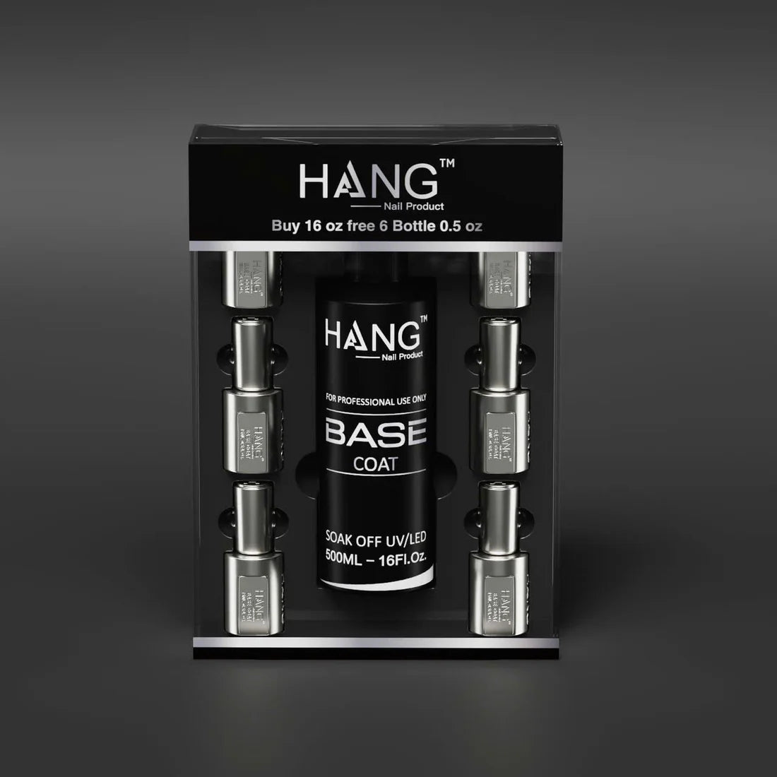 Base Coat Combo – 16oz with 6 Bottles + Extra 3 Duo Base & Top 0.5oz