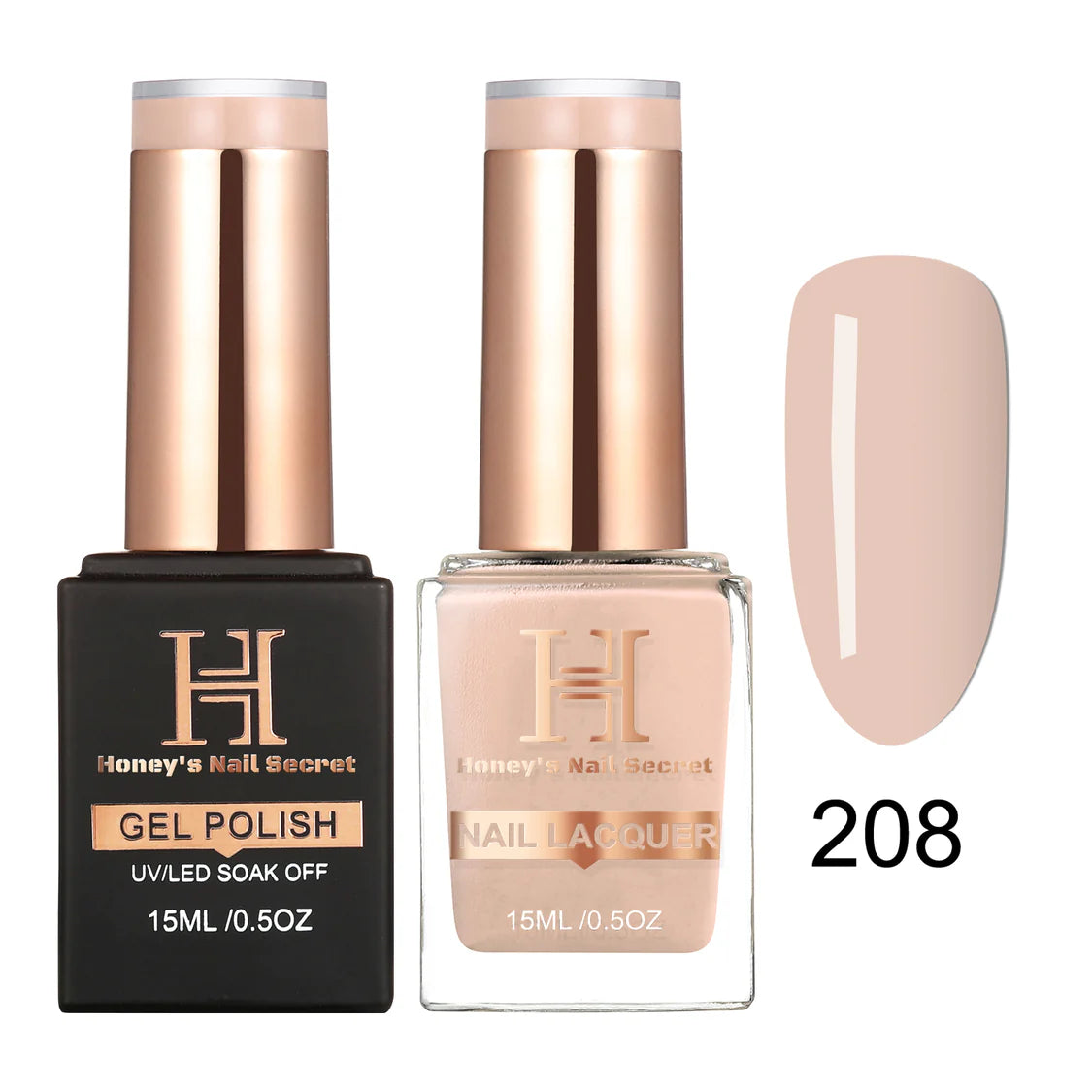 Honey's Phan Gel Polish & Nail Lacquer - HP208