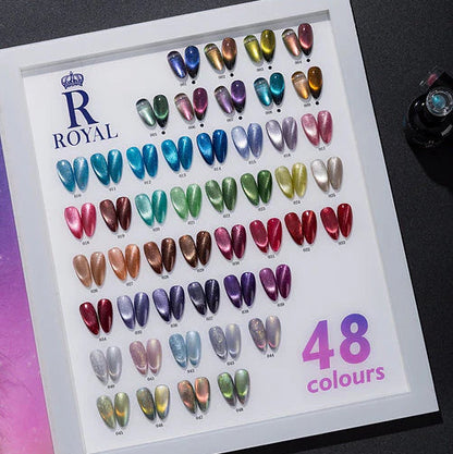 New Cat Eye Gel Collection – 48 Colors | Magnetic Nail Polish Set
