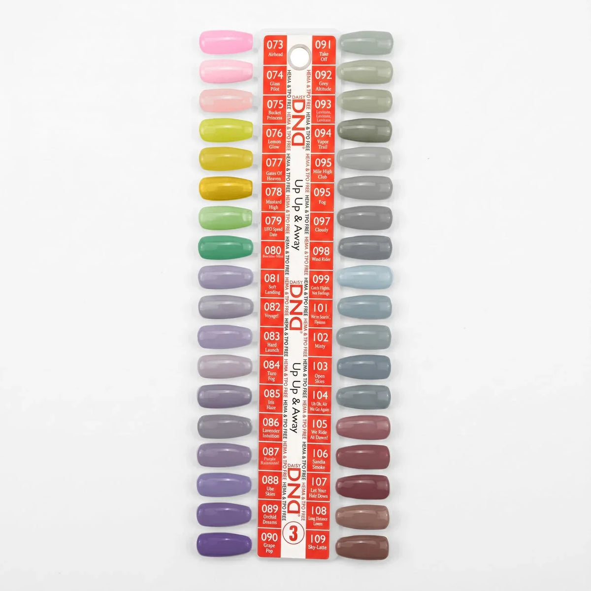 DND Duo Matching Color (HEMA/TPO Free) - 36 Colors Board 3 - Up Up & Away (073 - 109)