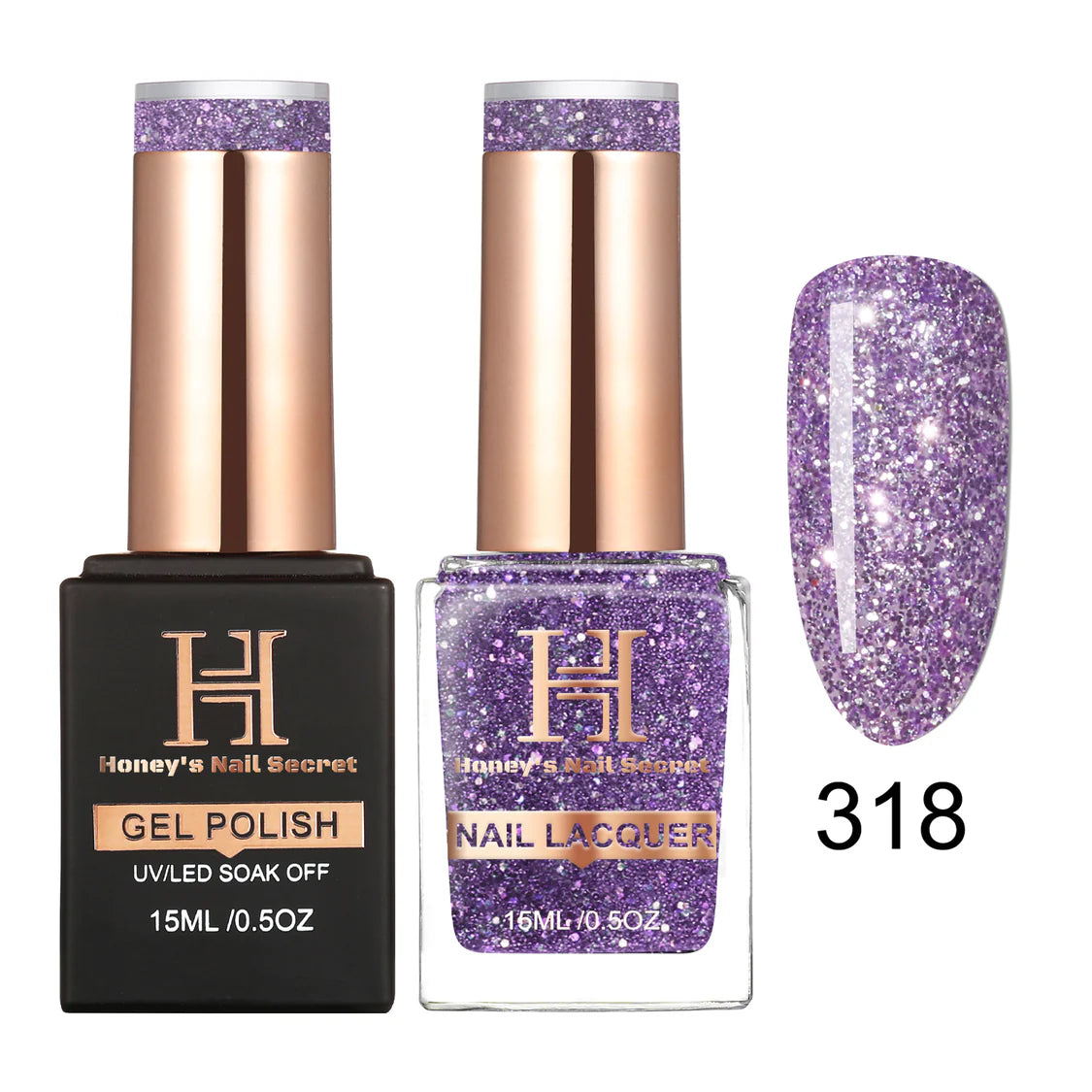 Honey's Phan Gel Polish & Nail Lacquer - HP318