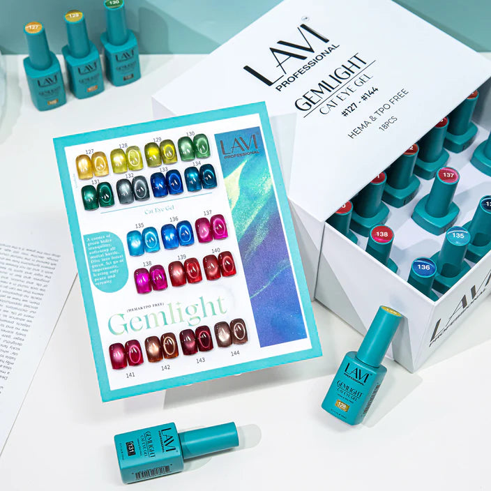 LAVI Cat Eye Kit (18 colors) - GEMLIGHT (#127 - #144)