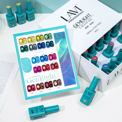 LAVI Cat Eye Kit (18 colors) - GEMLIGHT (#127 - #144)