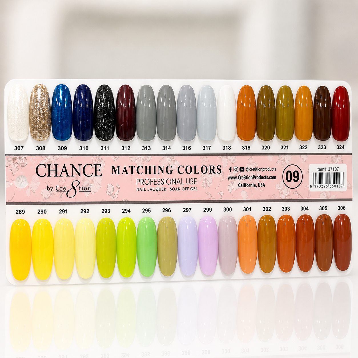 Chance Matching - 36 Colors #289 - #324 - Brown/Yellow/Nude Shades