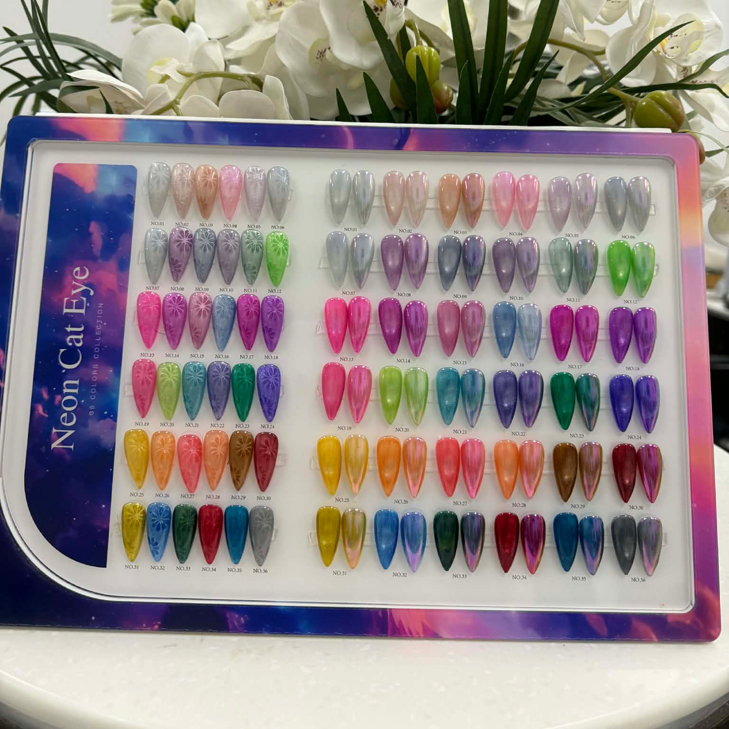Neon Cat Eye Gel – 36 Colors (1 - 36)