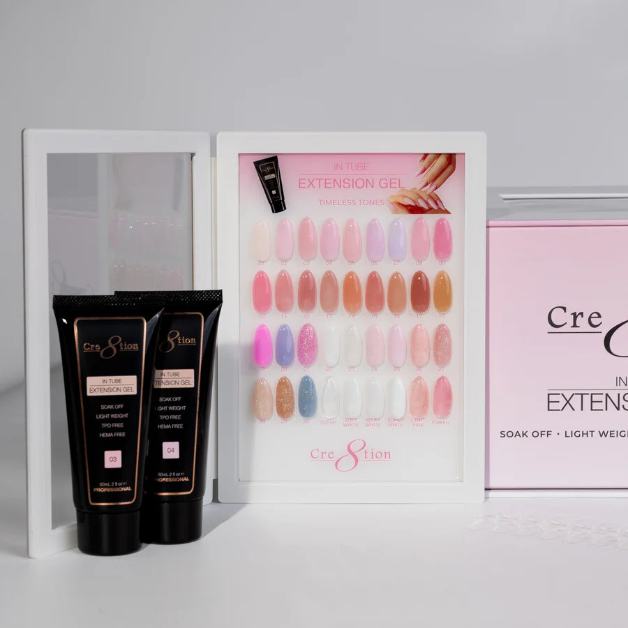 Cre8tion Poly Gel-Extension Gel In Tube 2oz 36 colors (1-36)