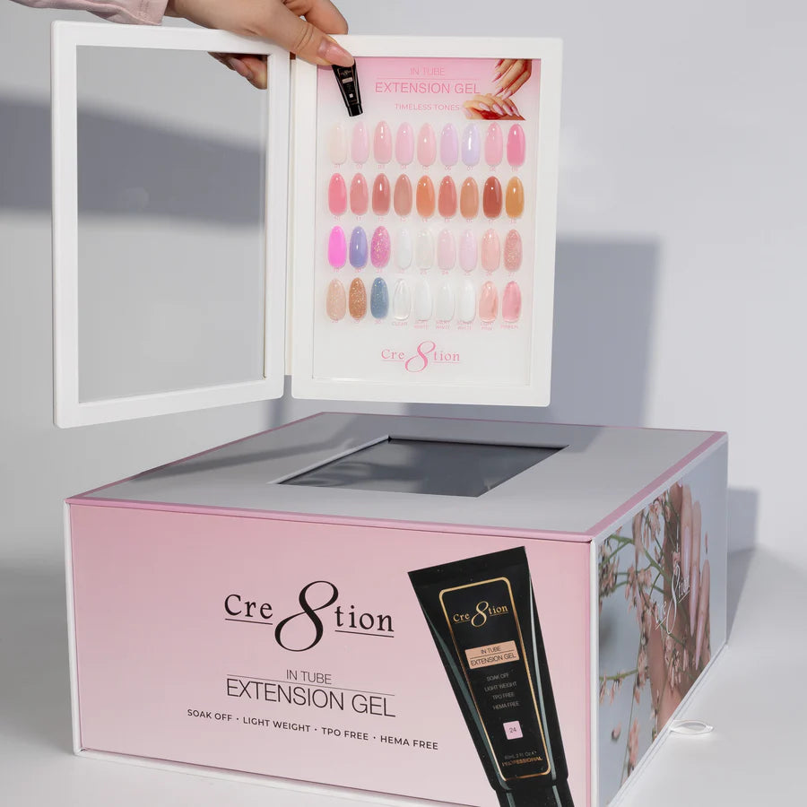 Cre8tion Poly Gel-Extension Gel In Tube 2oz 36 colors (1-36)