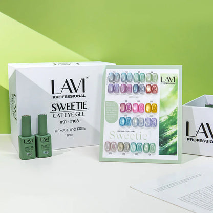 LAVI Cat Eye Kit (18 colors) - SWEETIE (#91 - #108)