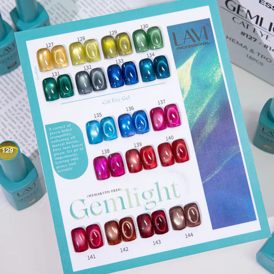 LAVI Cat Eye Kit (18 colors) - GEMLIGHT (#127 - #144)